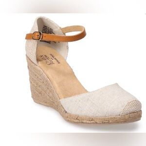 Croft & Barrow Women's Wedge Espadrilles Georgia in Linen
